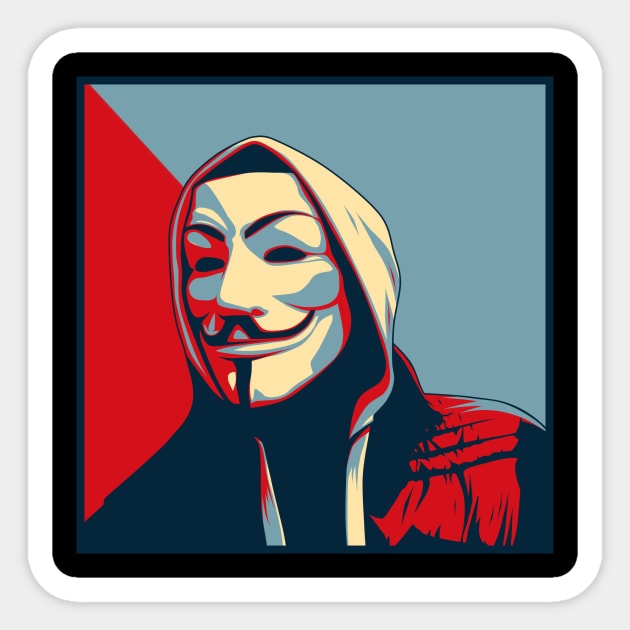 Anonymous Sticker by Vius2D